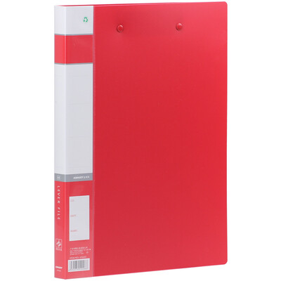 Kintley (KINARY) AF605 A4 folder double clip strong folder folder folder red