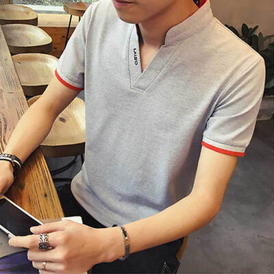 Le Xi source POLO shirt male Korean version of the short-sleeved T-shirt men's shirt shirt T-shirt male 378 gray
Le Xi source POLO shirt male Korean version of the short-sleeved T-shirt men's shirt shirt T-shirt male 378 gray