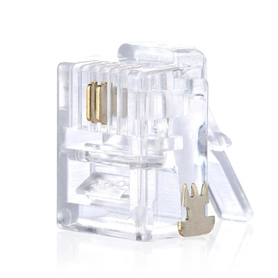 AMPCOM AMCOM AMCAT32030 voice crystal head pure copper gold-plated RJ11 telecommunications quality three-jaw 6P2C two-core telephone line connector 30 bag
AMPCOM AMCOM AMCAT32030 voice crystal head pure copper gold-plated RJ11 telecommunications quality three-jaw 6P2C two-core telephone line connector 30 bag