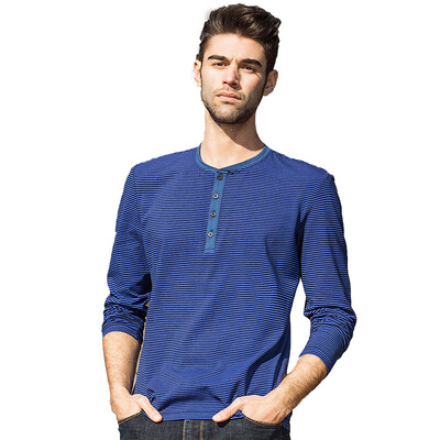 Pioneer Pioneer Camp Long Sleeve T-Shirt Men's Cotton Comfortable Simple Long Sleeve T-Shirt 622016M Totally Blue Black Stripe L
Pioneer Pioneer Camp Long Sleeve T-Shirt Men's Cotton Comfortable Simple Long Sleeve T-Shirt 622016M Totally Blue Black Stripe L