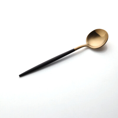【Jingdong Supermarket】 Sunshine Flying Song 304 Stainless Steel Spoon Hotel Supplies Western Tableware Main Menu Spoon Black Gold Single
【Jingdong Supermarket】 Sunshine Flying Song 304 Stainless Steel Spoon Hotel Supplies Western Tableware Main Menu Spoon Black Gold Single