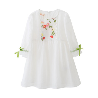 Fragrance Flordeer French Kids Girls Dress Chiffon Embroidered Skirt Princess Dress F71012 White 110
Fragrance Flordeer French Kids Girls Dress Chiffon Embroidered Skirt Princess Dress F71012 White 110