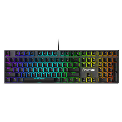 dare-u 108 key mechanical alloy version of the game backlit mechanical keyboard black silver black axis
dare-u 108 key mechanical alloy version of the game backlit mechanical keyboard black silver black axis