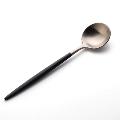 Sunshine Flying Song 304 Stainless Steel Spoon Hotel Поставки Западная посуда Главное меню Ложка Черный Серебряный Одноместный пакет
Sunshine Flying Song 304 Stainless Steel Spoon Hotel Поставки Западная посуда Главное меню Ложка Черный Серебряный Одноместный пакет