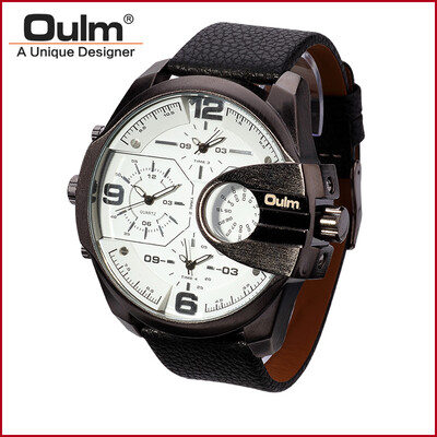 Brand Oulm HP3790 Man Watch Quartz Sports Men Leather Strap Watches Male Wristwatch
Brand Oulm HP3790 Man Watch Quartz Sports Men Leather Strap Watches Male Wristwatch