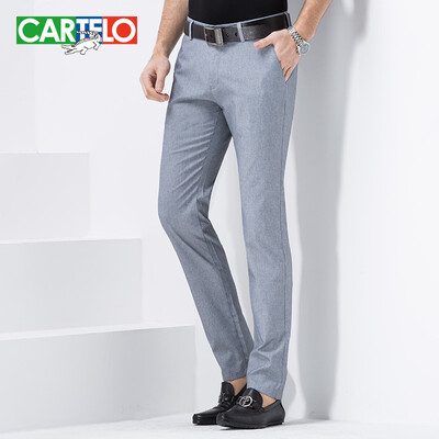 CARTELO) casual pants male 2017 summer thin section fashion leisure business wild men trousers 88015 light gray 40
CARTELO) casual pants male 2017 summer thin section fashion leisure business wild men trousers 88015 light gray 40