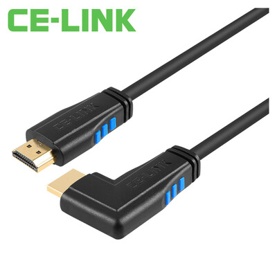 CE-LINK HDMI cable version 20 1 meter high-definition cable version 20 elbow right corner computer HDTV monitor projector line support 4K 2K black 3217
CE-LINK HDMI cable version 20 1 meter high-definition cable version 20 elbow right corner computer HDTV monitor projector line support 4K 2K black 3217