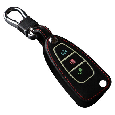 Huafu Ford Key Bag Folding Three Buttons Black Ford Maverick Mondeo Winning Leather Key Holder
Huafu Ford Key Bag Folding Three Buttons Black Ford Maverick Mondeo Winning Leather Key Holder