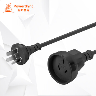 PowerSync MPCTKH0030 home user foreign standard 3 plug male to female battery car printer rice cooker electric kettle power extension cord black 3 meters
PowerSync MPCTKH0030 home user foreign standard 3 plug male to female battery car printer rice cooker electric kettle power extension cord black 3 meters