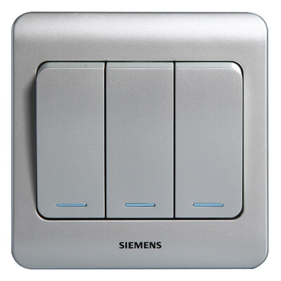 Siemens (SIEMENS) 5TA01191CC122 три открытых двойного управления с люминесцентным переключателем (цвет серебристый)
Siemens (SIEMENS) 5TA01191CC122 три открытых двойного управления с люминесцентным переключателем (цвет серебристый)