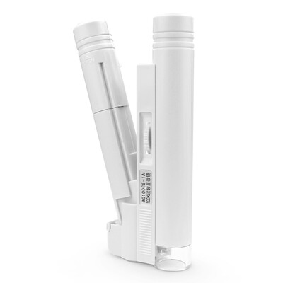 Paulone 100 times with light with double-tube handheld microscope optical lens high magnification 100 times MG10085-1A
Paulone 100 times with light with double-tube handheld microscope optical lens high magnification 100 times MG10085-1A