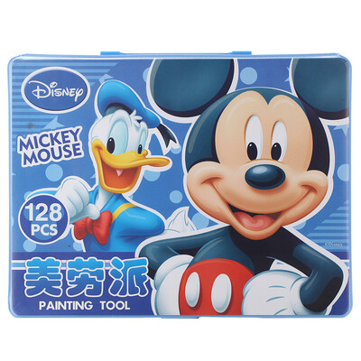Disney (Goggles) Watercolor paint watercolor pen 36 color pencil sharpener student ruler Merry set suit gift box blue 128 pieces Z6024
Disney (Goggles) Watercolor paint watercolor pen 36 color pencil sharpener student ruler Merry set suit gift box blue 128 pieces Z6024