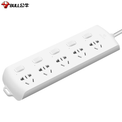 Bull BULL GN-B2053 new national standard socket plug board row row row wiring board drag line board 5 sub-control length of 3 meters
Bull BULL GN-B2053 new national standard socket plug board row row row wiring board drag line board 5 sub-control length of 3 meters
