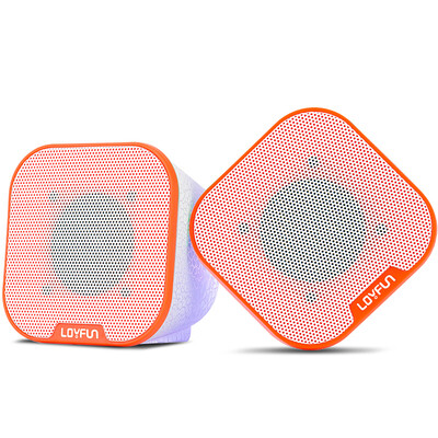 Lele (LOYFUN) LF-807 мини стерео компьютер настольный аудио портативный мобильный телефон сабвуфер (белый оранжевый)
Lele (LOYFUN) LF-807 мини стерео компьютер настольный аудио портативный мобильный телефон сабвуфер (белый оранжевый)