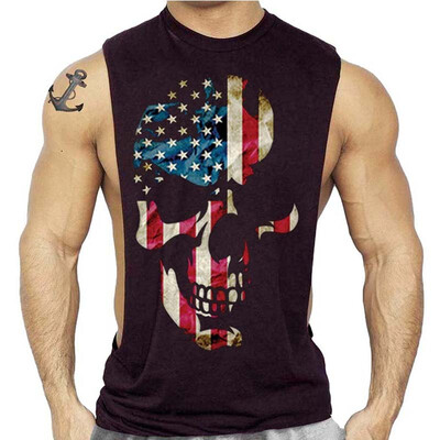 Men's Fasshion sleeveless tank top T-shirt 
Men's Fasshion sleeveless tank top T-shirt