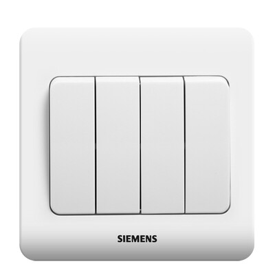 Siemens SIEMENS 5TA02411CC1 four open single control remote switch socket elegant white
Siemens SIEMENS 5TA02411CC1 four open single control remote switch socket elegant white