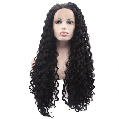 Anogol African American Long Black Kinky Curly Glueless Hair Wigs Peruca Laco Sintetico Heat Resistant Synthetic Lace Front Wig
Anogol African American Long Black Kinky Curly Glueless Hair Wigs Peruca Laco Sintetico Heat Resistant Synthetic Lace Front Wig