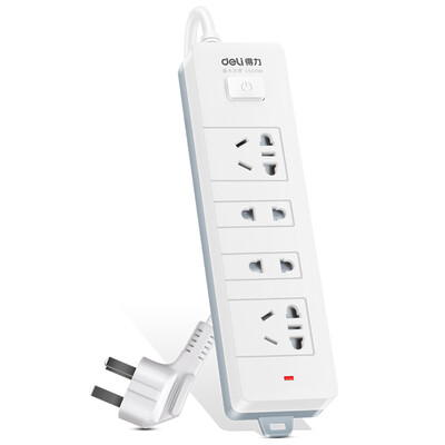 Deli 18251 new national standard 4 2 m total control switch socket insert plug board wiring board row plug drag board
Deli 18251 new national standard 4 2 m total control switch socket insert plug board wiring board row plug drag board