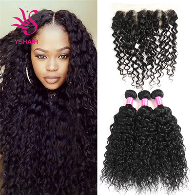 Brazilian Human Hair Water Wave 3 Bundles With Lace Frontal Closure Brazilian Virgin Hair Ear To Ear Lace Frontal With Bundles
Brazilian Human Hair Water Wave 3 Bundles With Lace Frontal Closure Brazilian Virgin Hair Ear To Ear Lace Frontal With Bundles