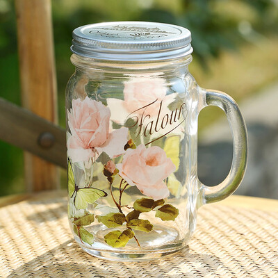 Evergreen cocktail with creative glass water cup Mason Cup Beer Cup dry fruit storage tank Large capacity 0.8L
Evergreen cocktail with creative glass water cup Mason Cup Beer Cup dry fruit storage tank Large capacity 0.8L