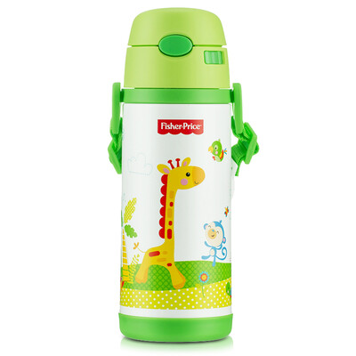 The United States Fisher snow cups children straw water cups male&female students stainless steel strap water bottle 400ML green
The United States Fisher snow cups children straw water cups male&female students stainless steel strap water bottle 400ML green