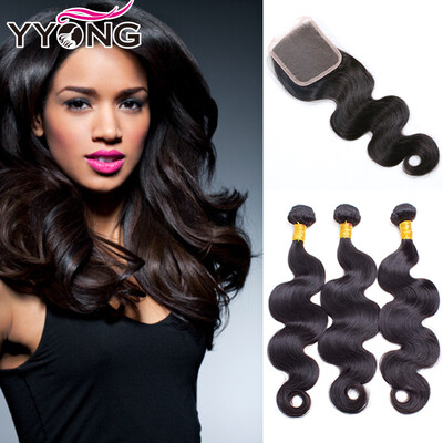 YYONG Hair Brazilian Body Wave With Closure 3 Pcs Hair Bundles With Lace Closures YYONG Hair Company Bundles With Closure Amazing
YYONG Hair Brazilian Body Wave With Closure 3 Pcs Hair Bundles With Lace Closures YYONG Hair Company Bundles With Closure Amazing