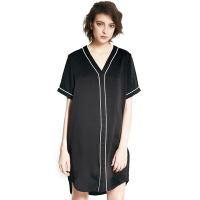 UR ladies women&39s V-collar color bursts of short-sleeved fashion A word dress WG38S7AF2000 deep black
UR ladies women&39s V-collar color bursts of short-sleeved fashion A word dress WG38S7AF2000 deep black