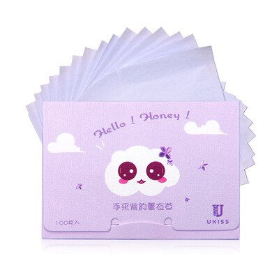 Ukiss Lavender Oil Absorbing Paper 100 Pieces Oil Control Finishing Shrinking Pore Unisex Oil Absorbent Paper
Ukiss Lavender Oil Absorbing Paper 100 Pieces Oil Control Finishing Shrinking Pore Unisex Oil Absorbent Paper