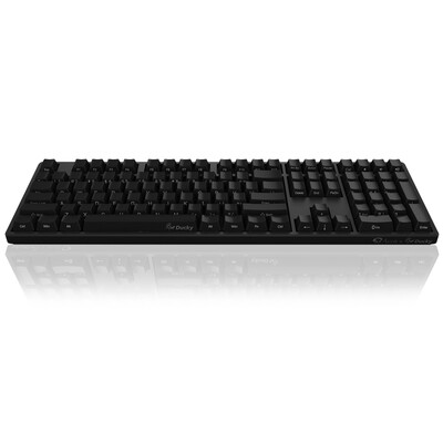 AKKO Ducky One Mute Red / Silent Black Blend PBT Side Engraving Mechanical Keyboard 108 Keys Cherry Cherry Shaft
AKKO Ducky One Mute Red / Silent Black Blend PBT Side Engraving Mechanical Keyboard 108 Keys Cherry Cherry Shaft