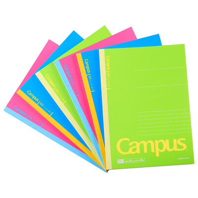 (KOKUYO) Campus New Colorful Wireless Binding Book / Notepad / Soft Copy B5 / 40 Page 6 This color comes with WCN-NB548N
(KOKUYO) Campus New Colorful Wireless Binding Book / Notepad / Soft Copy B5 / 40 Page 6 This color comes with WCN-NB548N