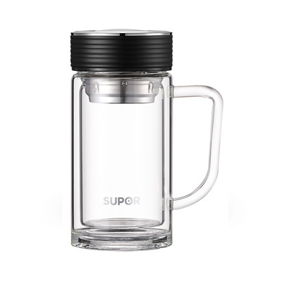 Supor supor office heat-resistant double-layer glass cups bamboo rhyme series refined black 350mL KC35BZ1
Supor supor office heat-resistant double-layer glass cups bamboo rhyme series refined black 350mL KC35BZ1
