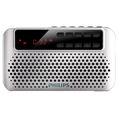 Philips PHILIPS SBM120 SLV Card Speaker Portable Small Audio MP3 MP3 Player FM Radio
Philips PHILIPS SBM120 SLV Card Speaker Portable Small Audio MP3 MP3 Player FM Radio