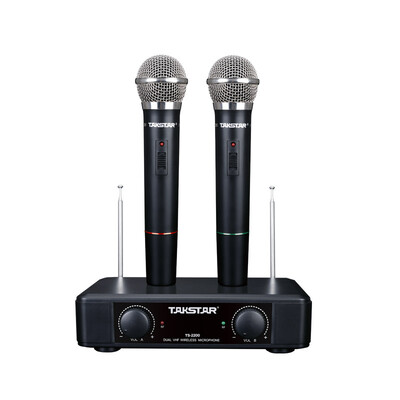 Victory TAKSTAR TS-2200 Wireless Microphone One-drag two-family KTV Karaoke special microphone
Victory TAKSTAR TS-2200 Wireless Microphone One-drag two-family KTV Karaoke special microphone