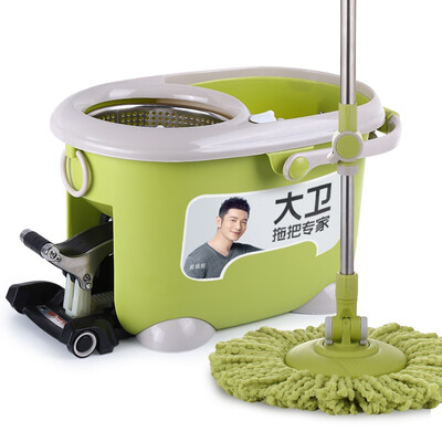 Upright David four drive rotary mop bucket mop good god dragged the top to drag the mop cloth hand wash cleaning tool small clean S7
Upright David four drive rotary mop bucket mop good god dragged the top to drag the mop cloth hand wash cleaning tool small clean S7