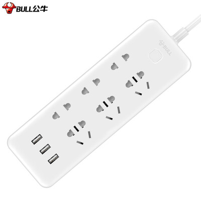 Bull (BULL) Hello Kitty GN-B303U smart USB cute cartoon charging socket 3 usb interface / plug-in / plug-in board / wiring board / row of three total control length of 1.8 meters
Bull (BULL) Hello Kitty GN-B303U smart USB cute cartoon charging socket 3 usb interface / plug-in / plug-in board / wiring board / row of three total control length of 1.8 meters