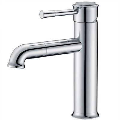 Larsd N061 single hole faucet copper main basin faucet wash basin faucet spout can be rotated
Larsd N061 single hole faucet copper main basin faucet wash basin faucet spout can be rotated