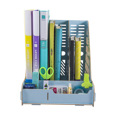 Jinlongxing Glosen wooden file box triple file rack information table file basket bar office file tray pen holder stationery desktop storage box DIY D9112 blue
Jinlongxing Glosen wooden file box triple file rack information table file basket bar office file tray pen holder stationery desktop storage box DIY D9112 blue