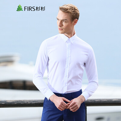 Shanshan FIRS shirt male 2016 autumn&winter new men business casual Oxford long sleeve shirt TCB1160-1 white 43
Shanshan FIRS shirt male 2016 autumn&winter new men business casual Oxford long sleeve shirt TCB1160-1 white 43