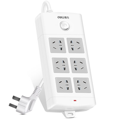 Deli 18205 new national standard 6-bit combination hole 3 meters total control switch socket insert plug board wiring board row plug drag line board
Deli 18205 new national standard 6-bit combination hole 3 meters total control switch socket insert plug board wiring board row plug drag line board
