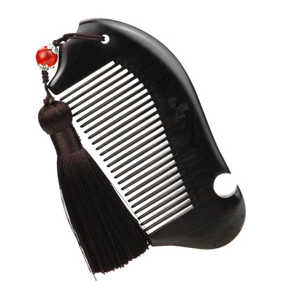 Yu Meisha black sandalwood comb the whole wood comb match the ear to send his girlfriend to send his family HT855
Yu Meisha black sandalwood comb the whole wood comb match the ear to send his girlfriend to send his family HT855