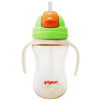 Pigeon Bigeon binaural portable large capacity PPSU baby child straw cup clear green
Pigeon Bigeon binaural portable large capacity PPSU baby child straw cup clear green