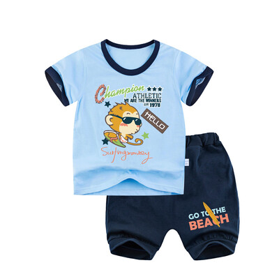 Yue Tong Lai children's suit summer boy short-sleeved T-shirt harem pants summer suit Y1921 surf monkey 140
Yue Tong Lai children's suit summer boy short-sleeved T-shirt harem pants summer suit Y1921 surf monkey 140