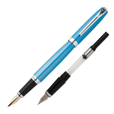 Hero (HERO) 916 double pen tip men and women iridium gold pen set (F + EF tip) blue
Hero (HERO) 916 double pen tip men and women iridium gold pen set (F + EF tip) blue