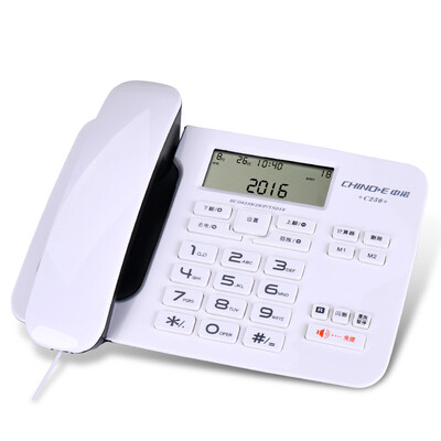 Sino-Olympic (CHINO-E) C256 can be connected to the extension / a key dial / do not disturb the telephone machine seat office / home landline telephone / fixed telephone landline black
Sino-Olympic (CHINO-E) C256 can be connected to the extension / a key dial / do not disturb the telephone machine seat office / home landline telephone / fixed telephone landline black