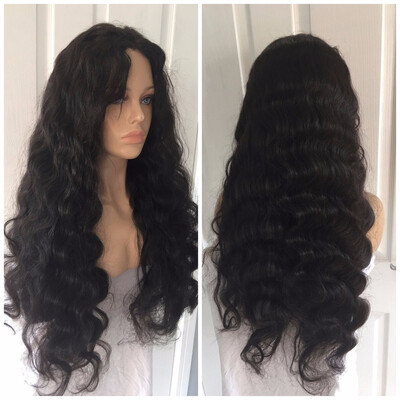 130% Density Brazilian Virgin Human Hair Glueless Full Lace Wigs For Black Women with Baby Hair
130% Density Brazilian Virgin Human Hair Glueless Full Lace Wigs For Black Women with Baby Hair