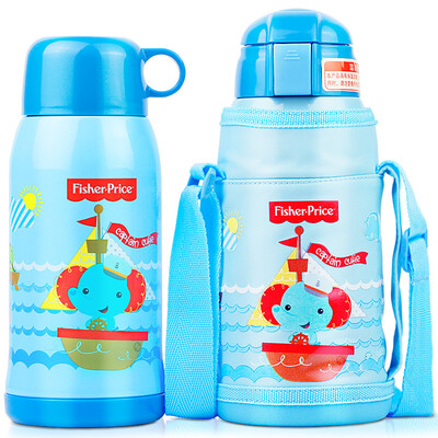 Fisher-Price cup children's straw cups male and female students stainless steel kettle double cup covered with a cup set 550ML blue
Fisher-Price cup children's straw cups male and female students stainless steel kettle double cup covered with a cup set 550ML blue