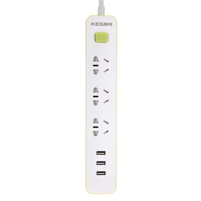 Han Electric KEG HD-ZSB-03KU3-G 18 m 3 hole 3USB smart lemon green plug socket plugboard board
Han Electric KEG HD-ZSB-03KU3-G 18 m 3 hole 3USB smart lemon green plug socket plugboard board