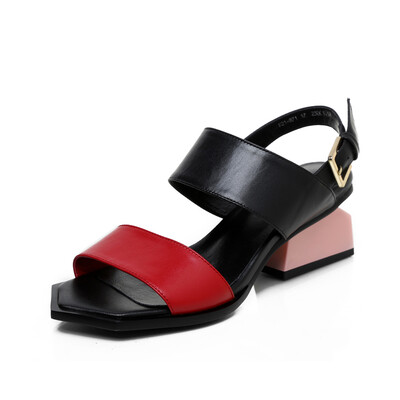 WETKISS 2017 Genuine Leather Brand Women Sandals Strange Heels Colored Gladiator Sandals Open toe Back Strap Summer Shoes Woman
WETKISS 2017 Genuine Leather Brand Women Sandals Strange Heels Colored Gladiator Sandals Open toe Back Strap Summer Shoes Woman