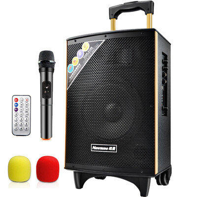 Newmine SM-1900A 12-inch trolley speaker square dancing sound outdoor portable card loudspeaker with wireless microphone
Newmine SM-1900A 12-inch trolley speaker square dancing sound outdoor portable card loudspeaker with wireless microphone