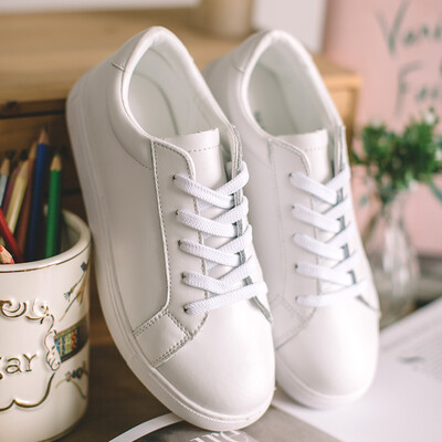 Ruhe RUXI cowhide white shoes women board shoes Korean flat shoes casual shoes round with a single shoes white 38
Ruhe RUXI cowhide white shoes women board shoes Korean flat shoes casual shoes round with a single shoes white 38